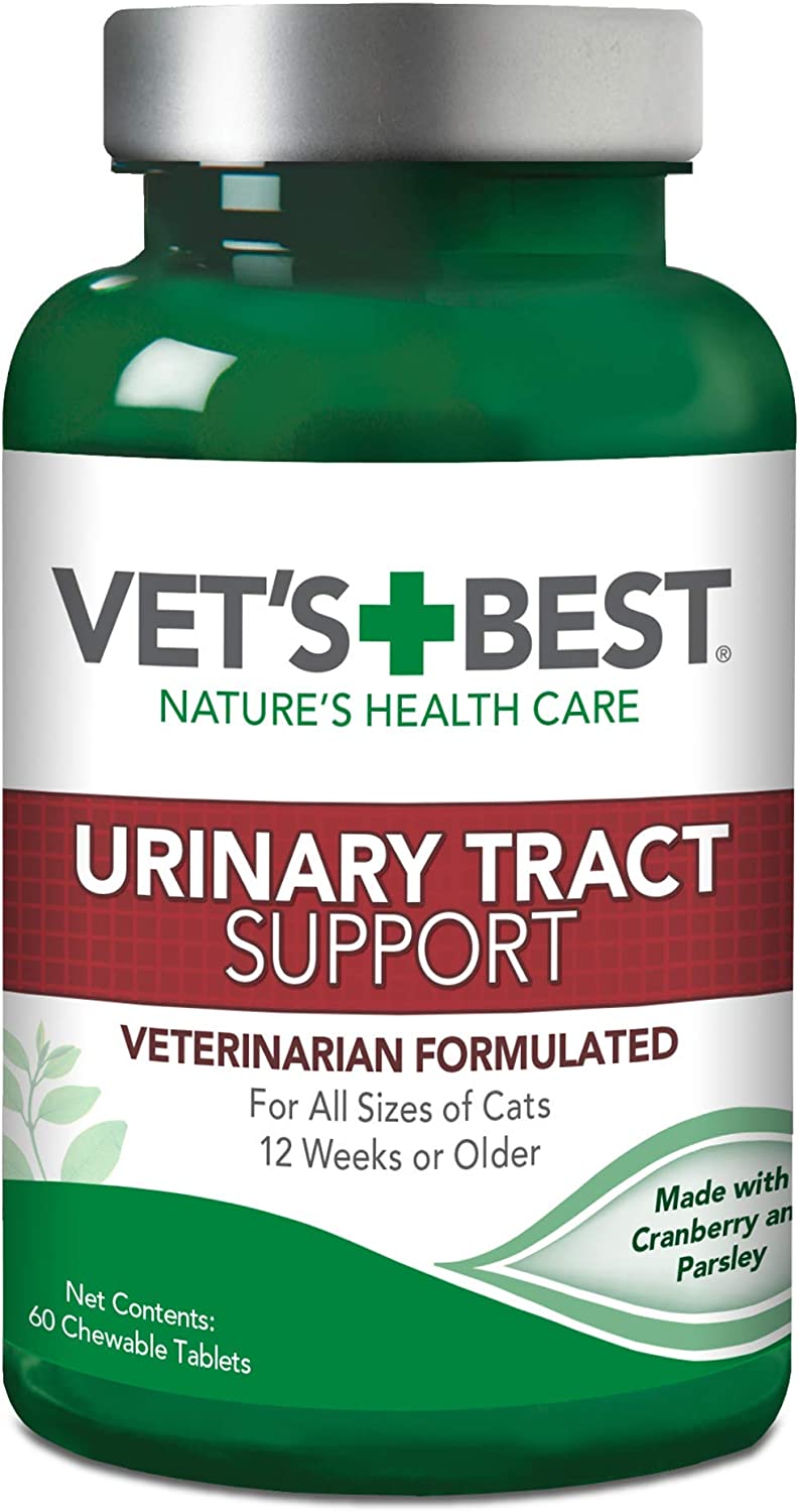 泌尿Vet's Best Feline Urinary Tract Support Cat Supplements, 60 Chewable Tablets